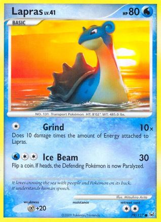 Platinum Lapras #79