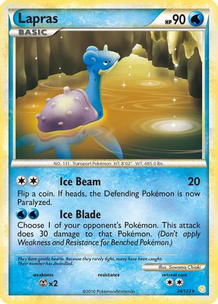 HeartGold SoulSilver Lapras #24