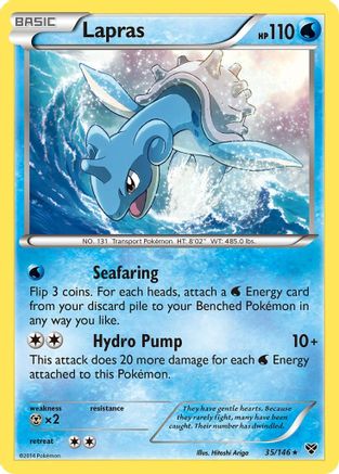 XY Base Set Lapras #35