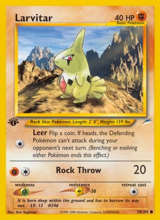 Neo Destiny Larvitar #070