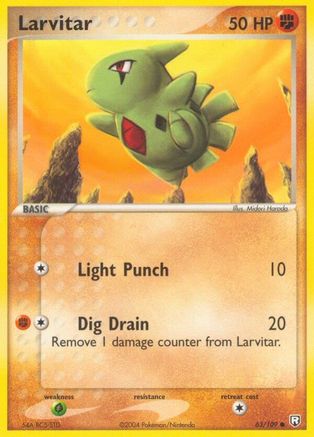 Team Rocket Returns Larvitar #63