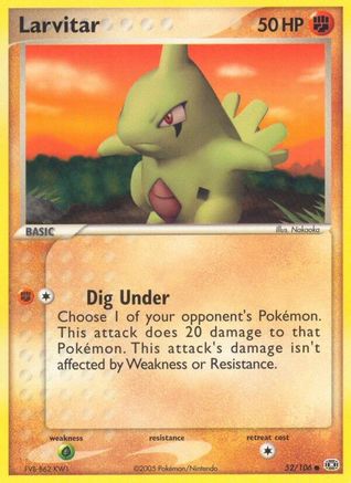 Emerald Larvitar #52