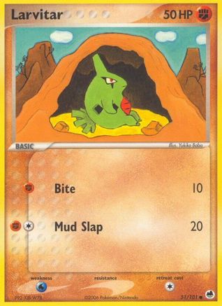 Dragon Frontiers Larvitar #51