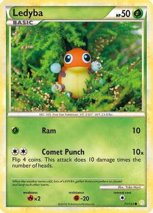HeartGold SoulSilver Ledyba #71