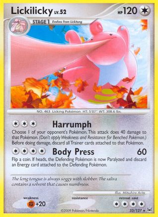 Platinum Lickilicky #33