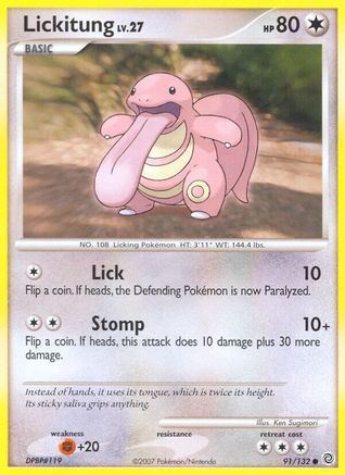Secret Wonders Lickitung #91
