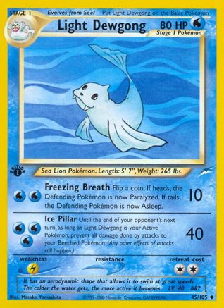 Neo Destiny Light Dewgong #045