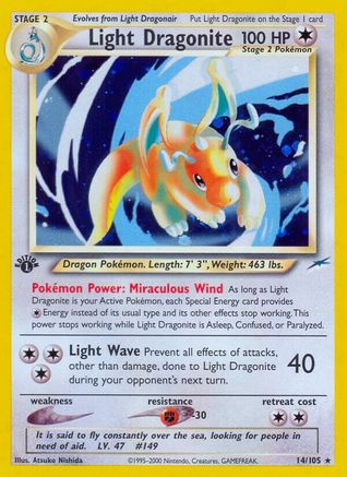 Light Dragonite Neo Destiny
