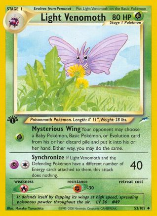 Neo Destiny Light Venomoth #053