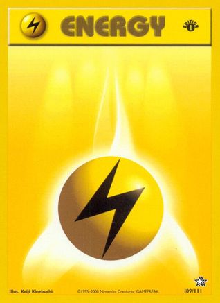 Neo Genesis Lightning Energy #109