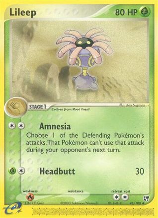 Sandstorm Lileep #43