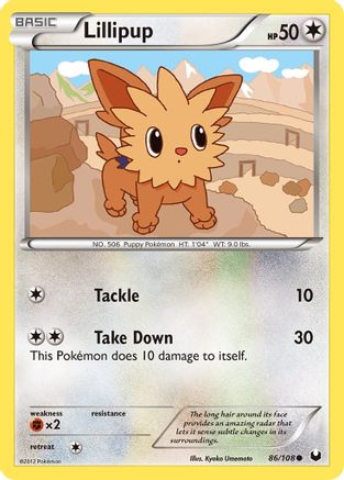 Dark Explorers Lillipup #86
