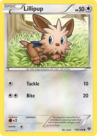 XY Base Set Lillipup #108