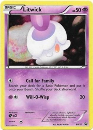 Black and White Promos Litwick #BW27