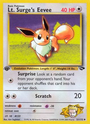 Gym Challenge Lt. Surge's Eevee #051