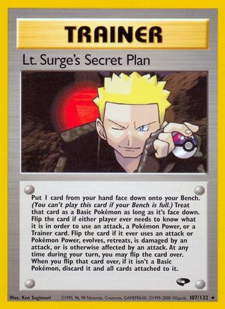Gym Challenge Lt. Surge's Secret Plan #107