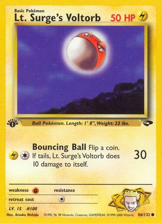 Gym Challenge Lt. Surge's Voltorb #086