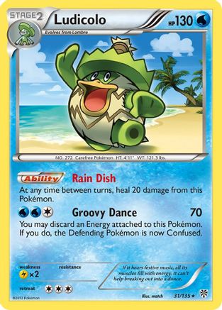 Plasma Storm Ludicolo #31