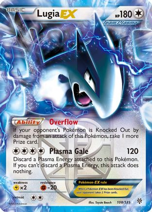 Plasma Storm Lugia EX (Team Plasma) #108