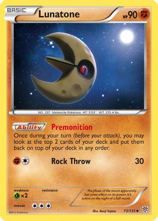 Plasma Storm Lunatone #73