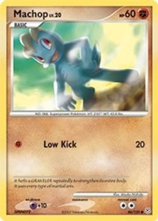 Diamond and Pearl Machop #86