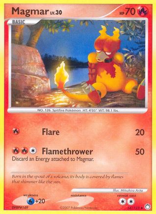 Mysterious Treasures Magmar #54
