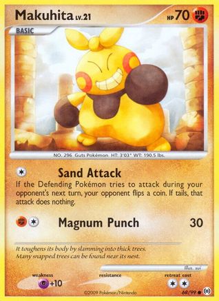 Arceus Makuhita #68