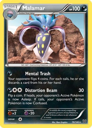 XY Base Set Malamar (76) #76