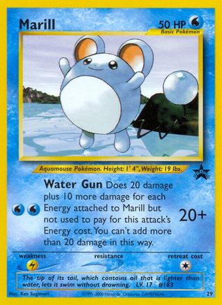 WoTC Promo Marill #29