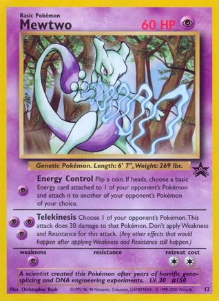 WoTC Promo Mewtwo (12) #12