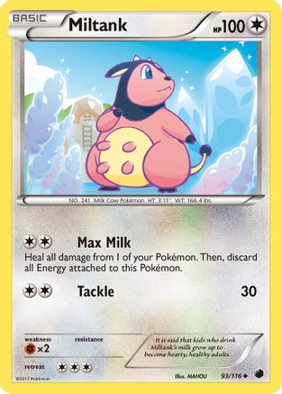 Plasma Freeze Miltank #93