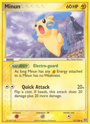 Emerald Minun #37