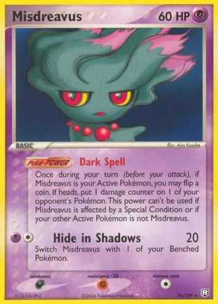 Team Rocket Returns Misdreavus #25