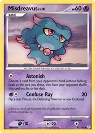 Diamond and Pearl Misdreavus #91