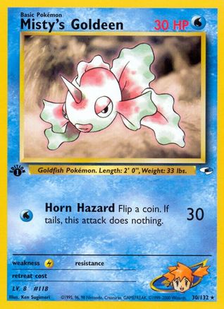 Gym Heroes Misty's Goldeen (30) #030