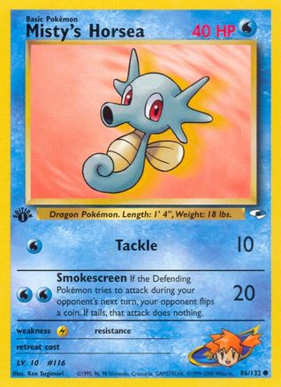 Gym Heroes Misty's Horsea #086