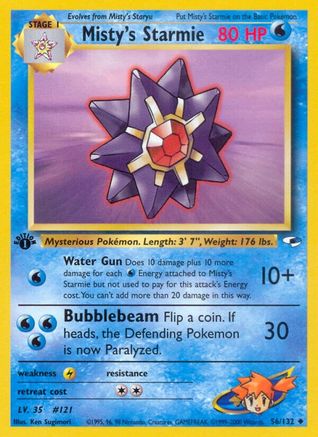 Gym Heroes Misty's Starmie #056