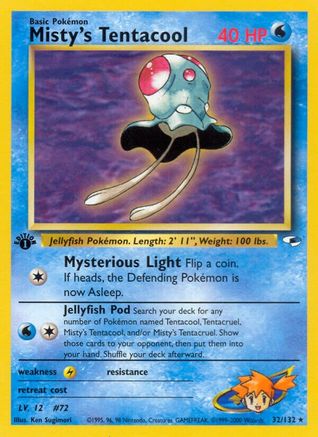 Gym Heroes Misty's Tentacool (32) #032