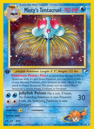 Gym Heroes Misty's Tentacruel #010