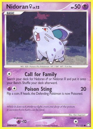 Mysterious Treasures Nidoran F #91
