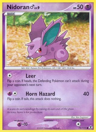 Rising Rivals Nidoran M #72