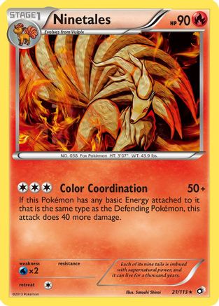 Legendary Treasures Ninetales #21