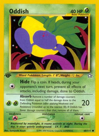 Neo Genesis Oddish #068