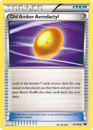 Dark Explorers Old Amber Aerodactyl #97