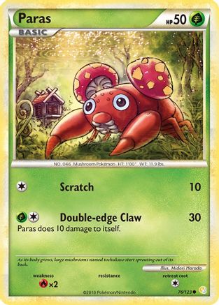 HeartGold SoulSilver Paras #76