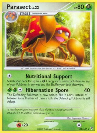 Supreme Victors Parasect #38