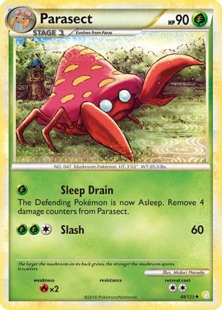 HeartGold SoulSilver Parasect #48