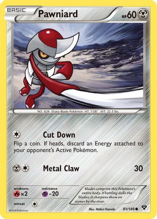 XY Base Set Pawniard #81
