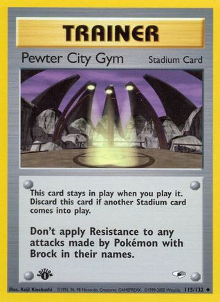 Gym Heroes Pewter City Gym #115