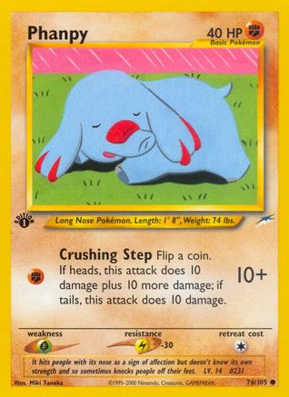 Neo Destiny Phanpy #076